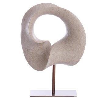 Light en Living Ornament op voet 34x18x43 cm VODICE taupe+donker brons