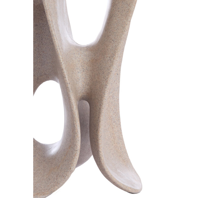 Light en Living Ornament op voet 20,5x19x39 cm ZAZINA taupe