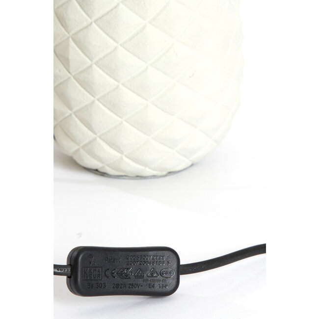 Light en Living Lampvoet 20x19x42 cm PINEAPPLE crème