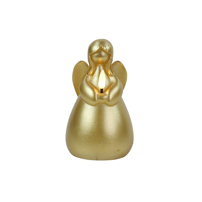 Countryfield Engel kaars LED Lyon L goud