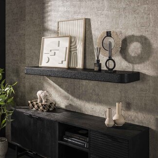 WoonStijl Wandplank 150cm metallic