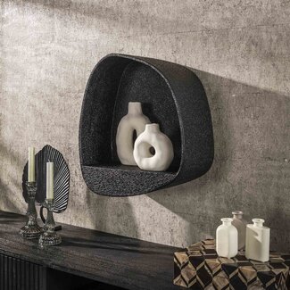 WoonStijl Wandschap metallic breed