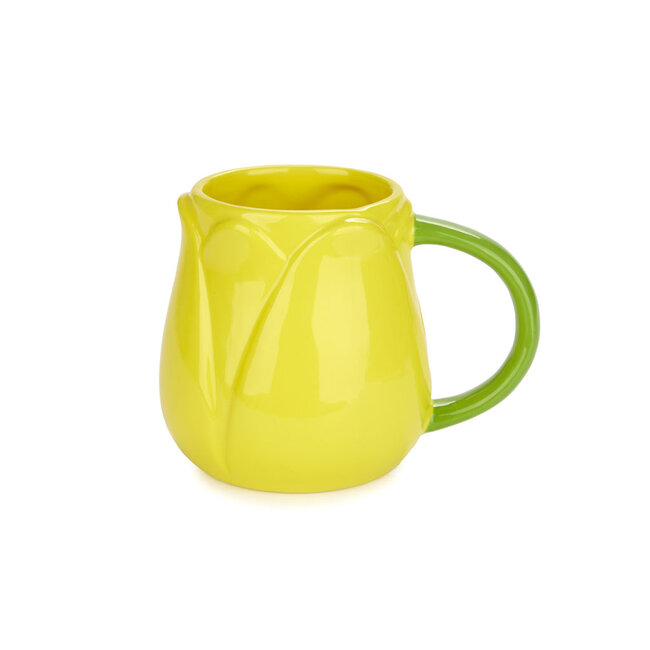 Balvi Mok Tulp geel keramiek