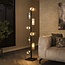 WoonStijl Vloerlamp 8L cylinder mixed glass