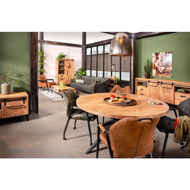 WoonMax Vigo Dark Mango dressoir 2 deurs Lamulux