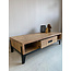 WoonMax Vigo Dark Mango salontafel lamulux met 1 lade