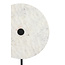 Light en Living Ornament op voet 25x10x35 cm YFKE marmer wit+mat zwart