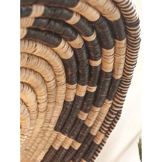 Good&Mojo Plafonniere Andros dia. 45cm zwart/naturel