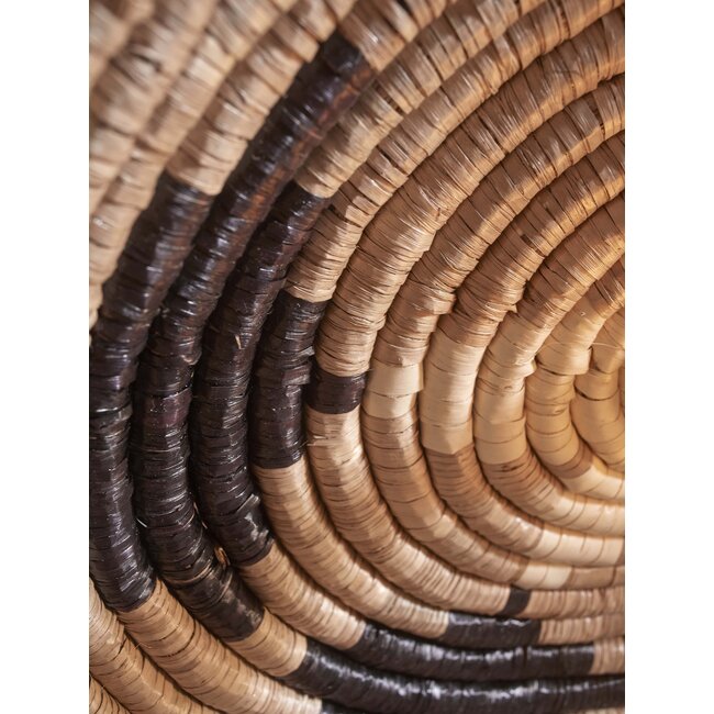 Good&Mojo Plafonniere Andros dia. 45cm zwart/naturel/wit