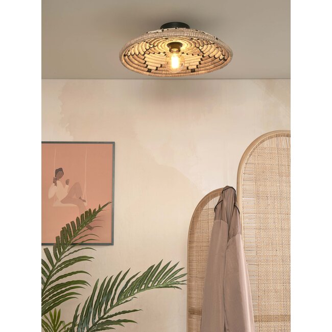 Good&Mojo Plafonniere Andros dia. 45cm naturel/wit