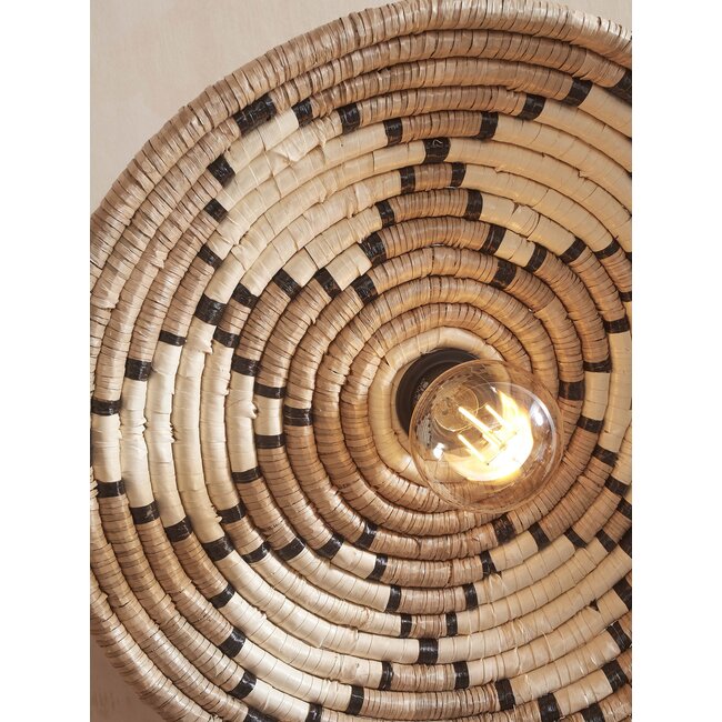 Good&Mojo Wandlamp Andros dia. 45cm naturel/wit