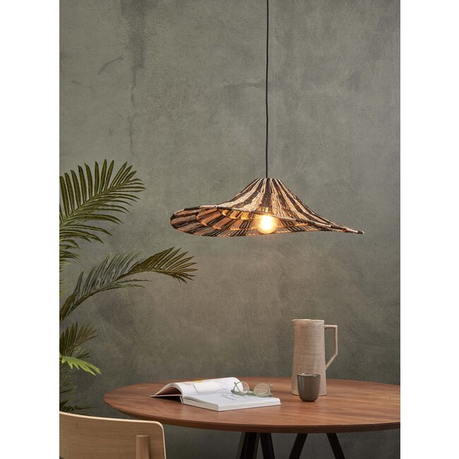 Good&Mojo Hanglamp Cuzco dia.65cm zwart/naturel