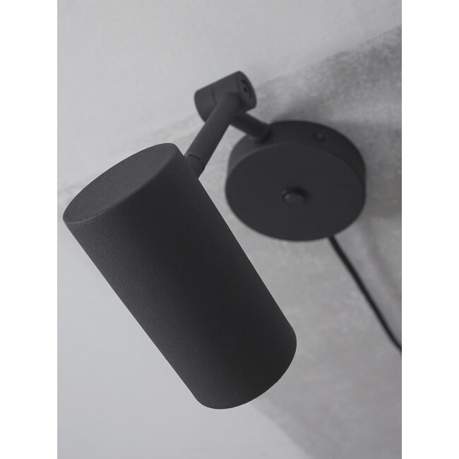 it's about RoMi Wandlamp ijzer Montreux zwart