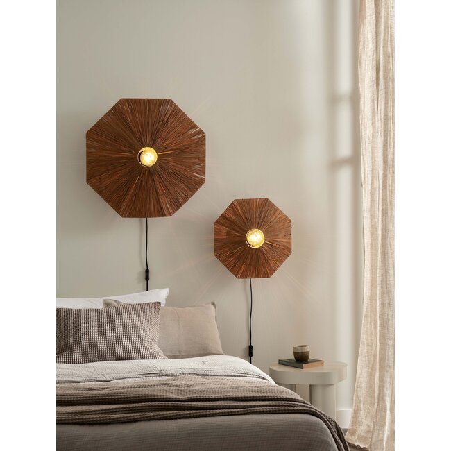 it's about RoMi Wandlamp Panama dia. 45cm bruin