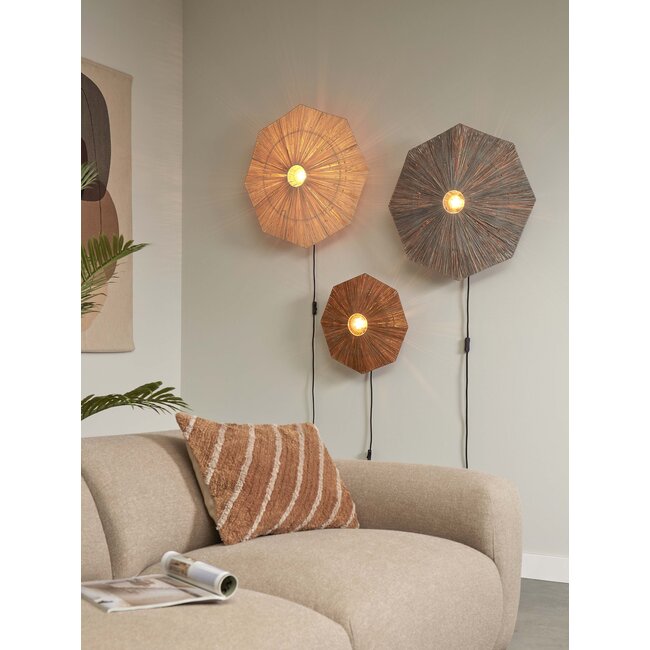 it's about RoMi Wandlamp Panama dia. 45cm bruin