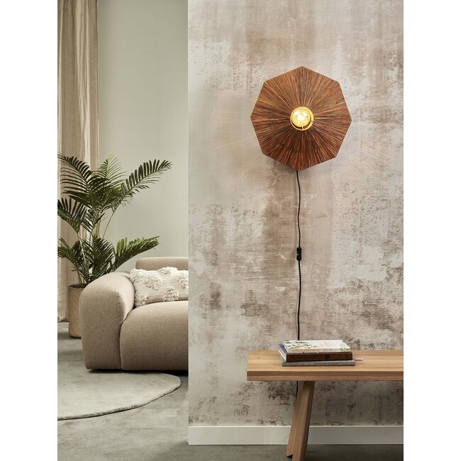 it's about RoMi Wandlamp Panama dia. 45cm bruin