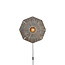 it's about RoMi Wandlamp Panama dia. 45cm donkergrijs