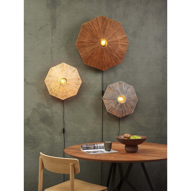 it's about RoMi Wandlamp Panama dia. 45cm donkergrijs