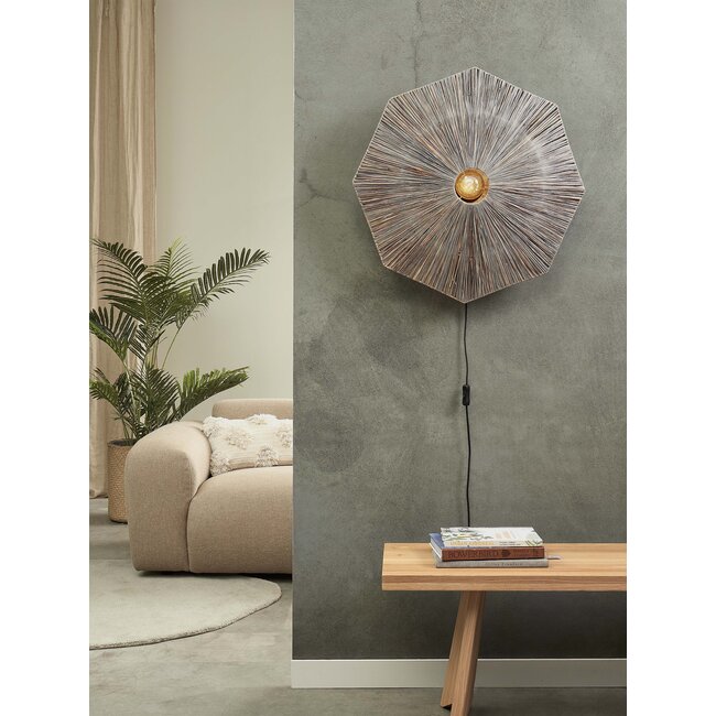 it's about RoMi Wandlamp Panama dia. 65cm donkergrijs