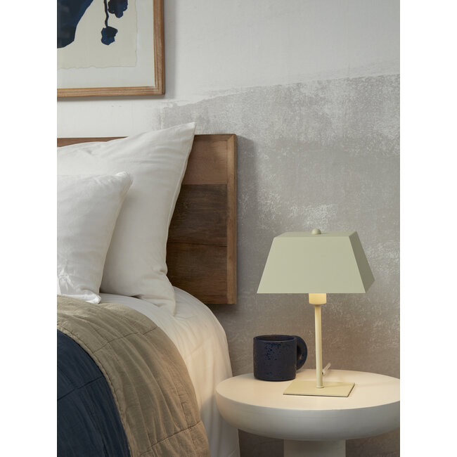 it's about RoMi Tafellamp Perth vierkant zacht groen