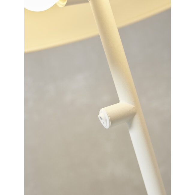 it's about RoMi Tafellamp ijzer Porto L wit