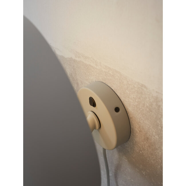 it's about RoMi Wandlamp ijzer Porto lichtgrijs