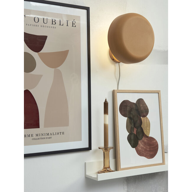 it's about RoMi Wandlamp ijzer Porto mosterd