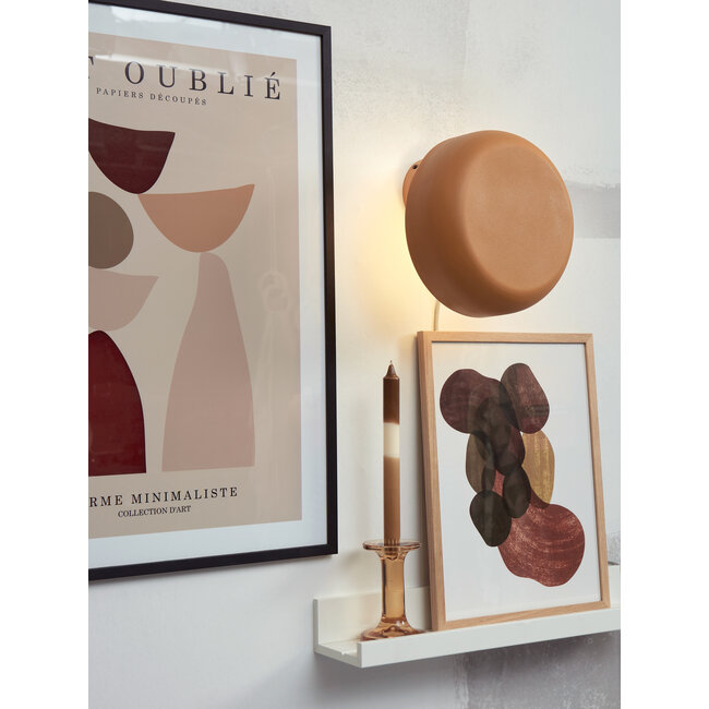 it's about RoMi Wandlamp ijzer Porto mosterd