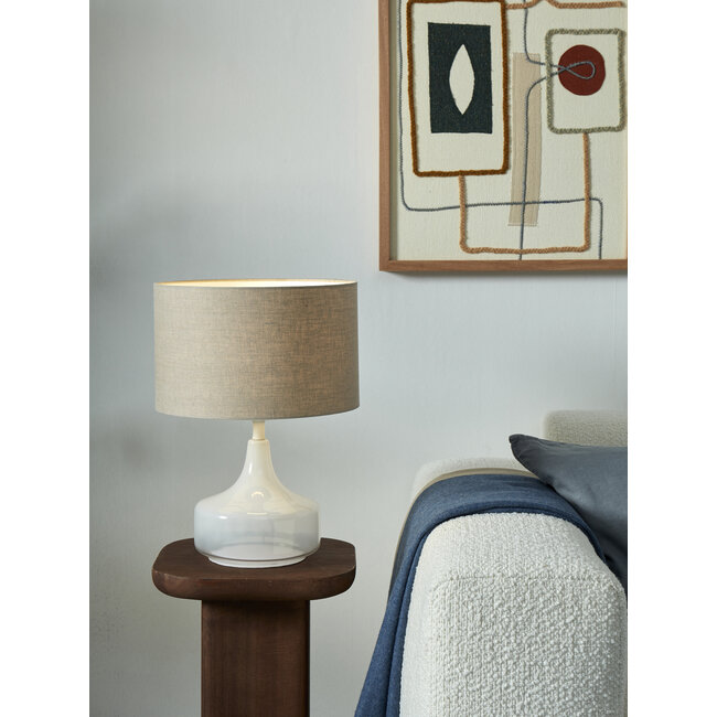 it's about RoMi Tafellamp Reykjavik kap 3220 donkerlinnen