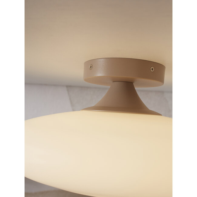 it's about RoMi Plafonniere Sapporo glas wit/zand L