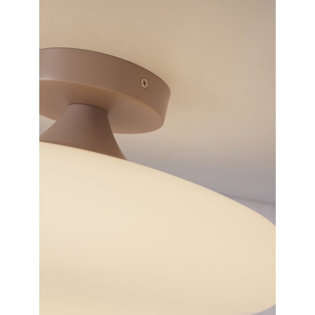 it's about RoMi Plafonniere Sapporo glas wit/zand L