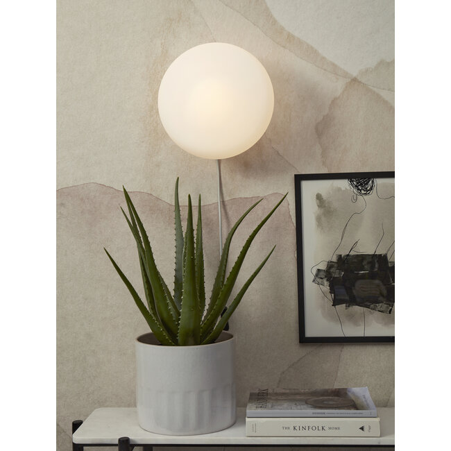 it's about RoMi Wandlamp Sapporo glas wit/zand S