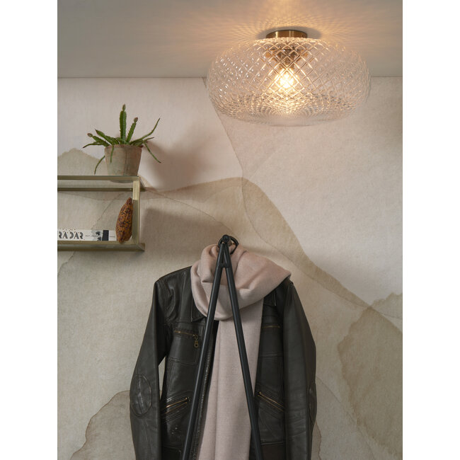 it's about RoMi Plafonniere Venice rond 44cm transparant