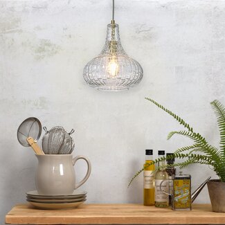 it's about RoMi Hanglamp glas Venice druppel transparant