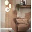 it's about RoMi Vloerlamp Sapporo 3-schijf wit/zand
