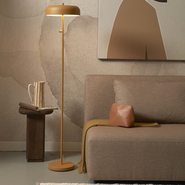 it's about RoMi Vloerlamp ijzer Porto mosterd