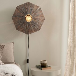 it's about RoMi Wandlamp Panama dia. 45cm donkergrijs