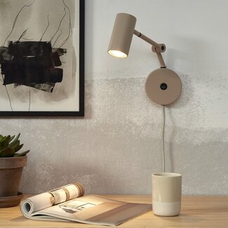 it's about RoMi Wandlamp ijzer Montreux zand