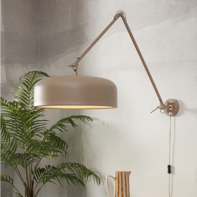 it's about RoMi Wandlamp ijzer Marseille zand