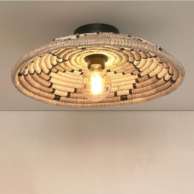 Good&Mojo Plafonniere Andros dia. 45cm naturel/wit