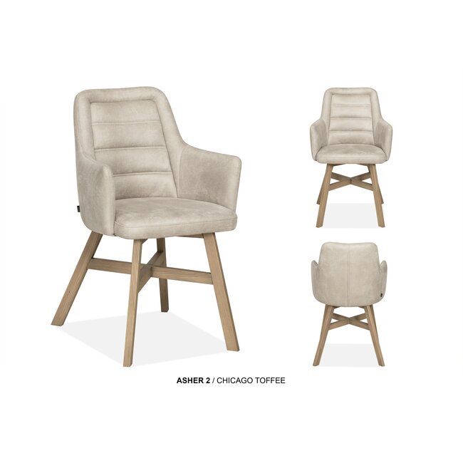 WoonMax Eettafel stoel Asher met vele mogelijkheden