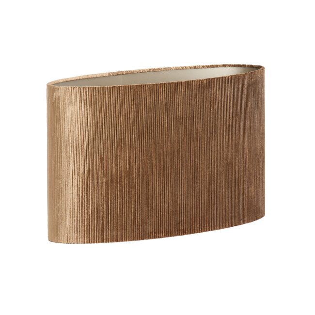 Light en Living Kap ovaal recht smal 45-21-32 cm FLAIR  koper