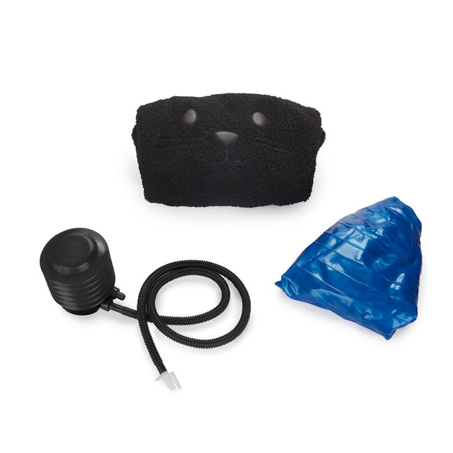 Balvi Poef Kitty zwart polyester