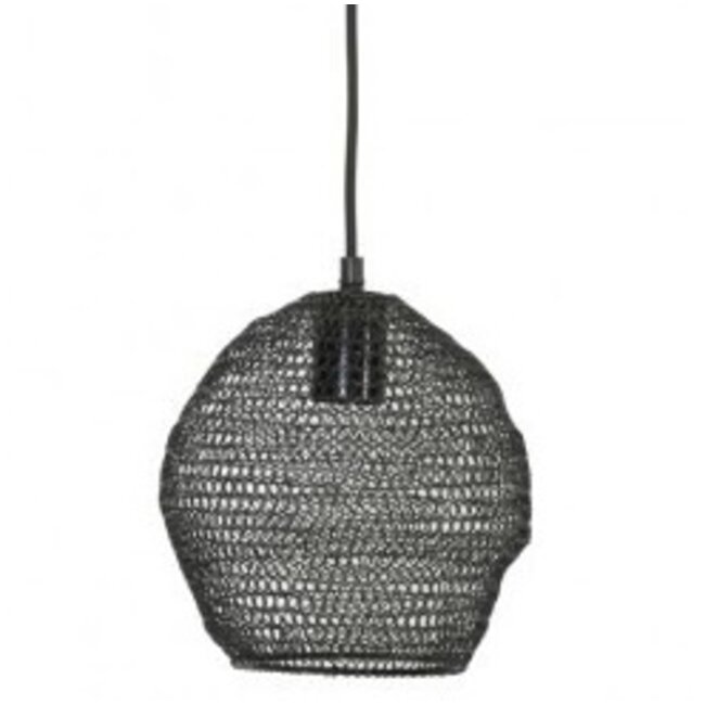 Light & Living Hanglamp Ø18x20 cm NOLA gaas glans zwart
