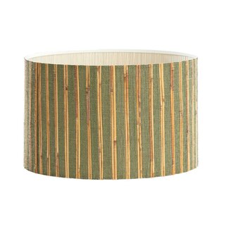 Light en Living Lampenkap cilinder 40-40-25 cm SIMNO bamboe+groen Light en Living Lampenkap cilinder 40-40-25 cm SIMNO bamboe+groen
