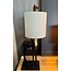 Light & Living Tafellamp 20x28x68 cm GIRAFFE zwart+creme