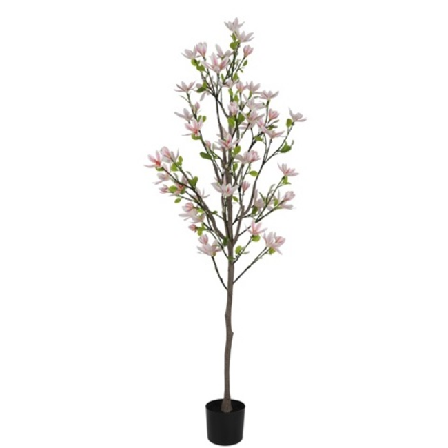 Countryfield Kunstplant Magnolia Loebneri L roze / wit - 180 cm