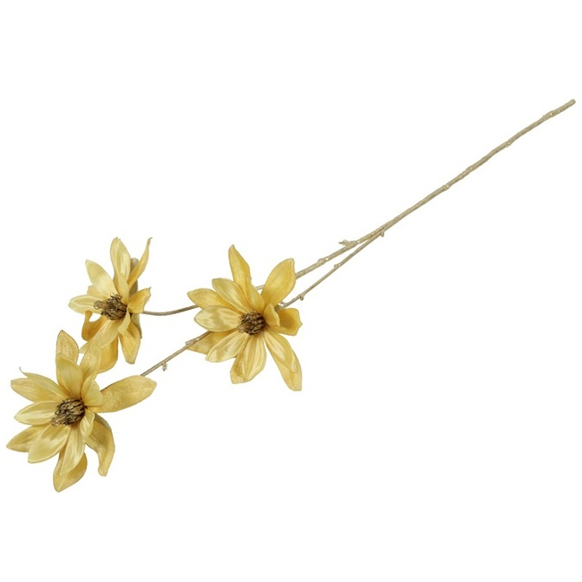 Countryfield Kunsttak Magnolia geel / goud