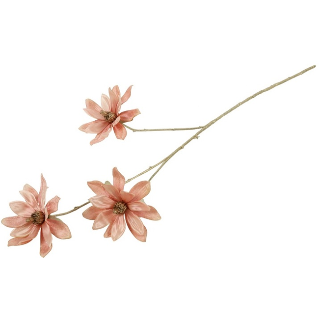 Countryfield Kunsttak Magnolia roze / goud