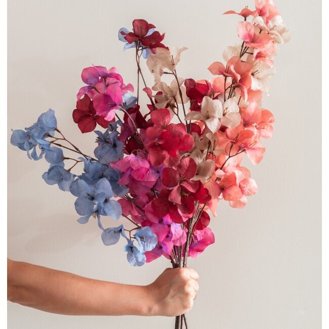 Present Time Kunsttak Flower Stem paars + roze